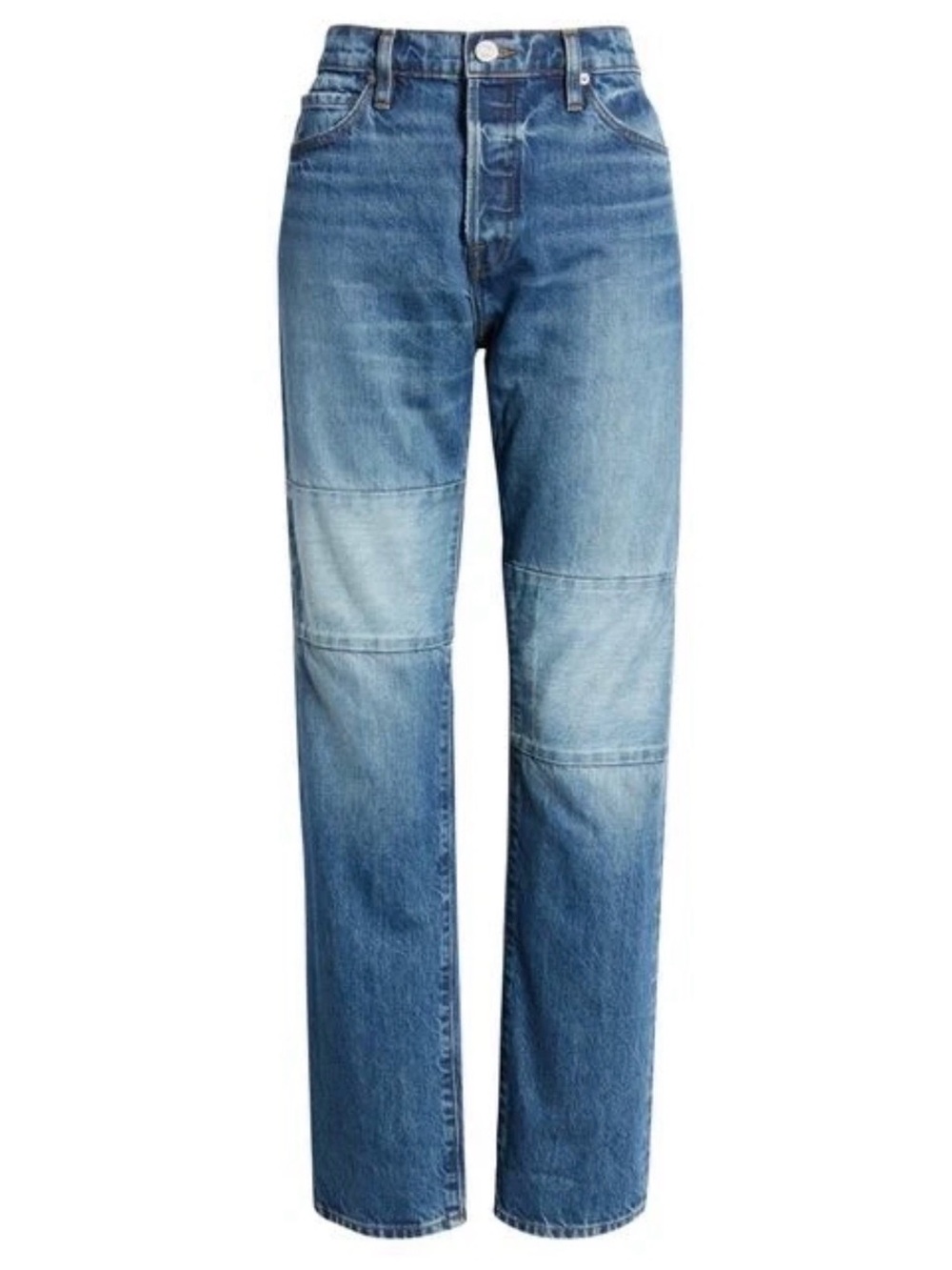 Frame Denim Le Slouch Denim In Patch Mending